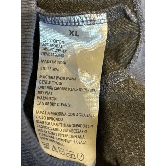 English Laundry 1/4 Zip Pullover LIght Sweater Mens sz XL Blue preppy career - Picture 7 of 8